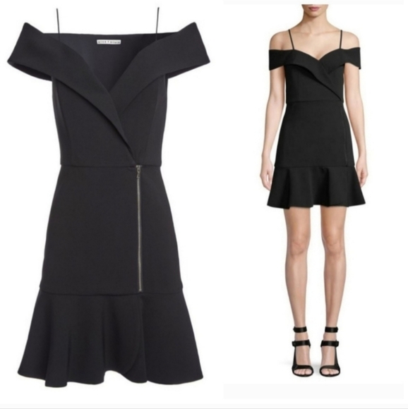 Alice + olivia dash off shoulder dress Size 4 - Picture 2 of 15